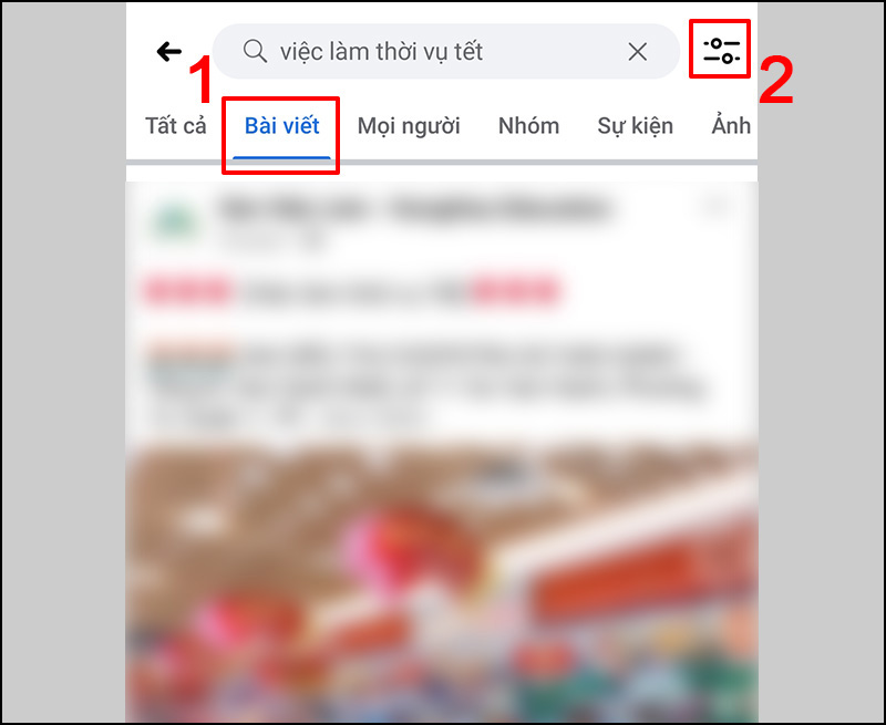 Chọn biểu tượng bộ lọc